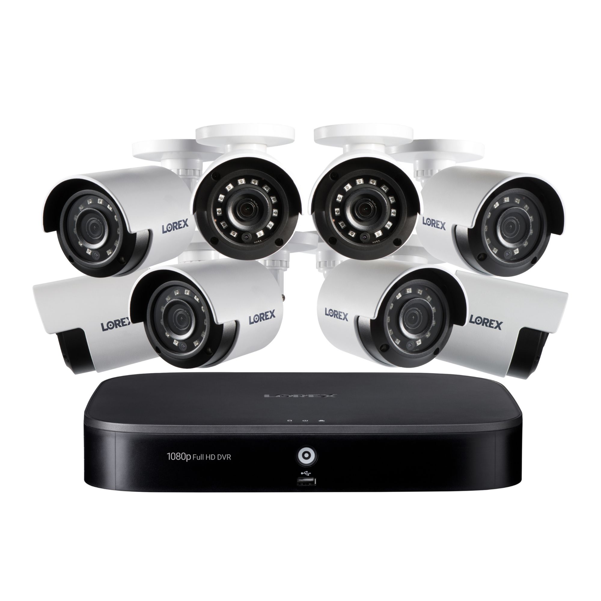 Lorex 8-Channel 8-Camera 1080p Security System with 1TB Wired DVR