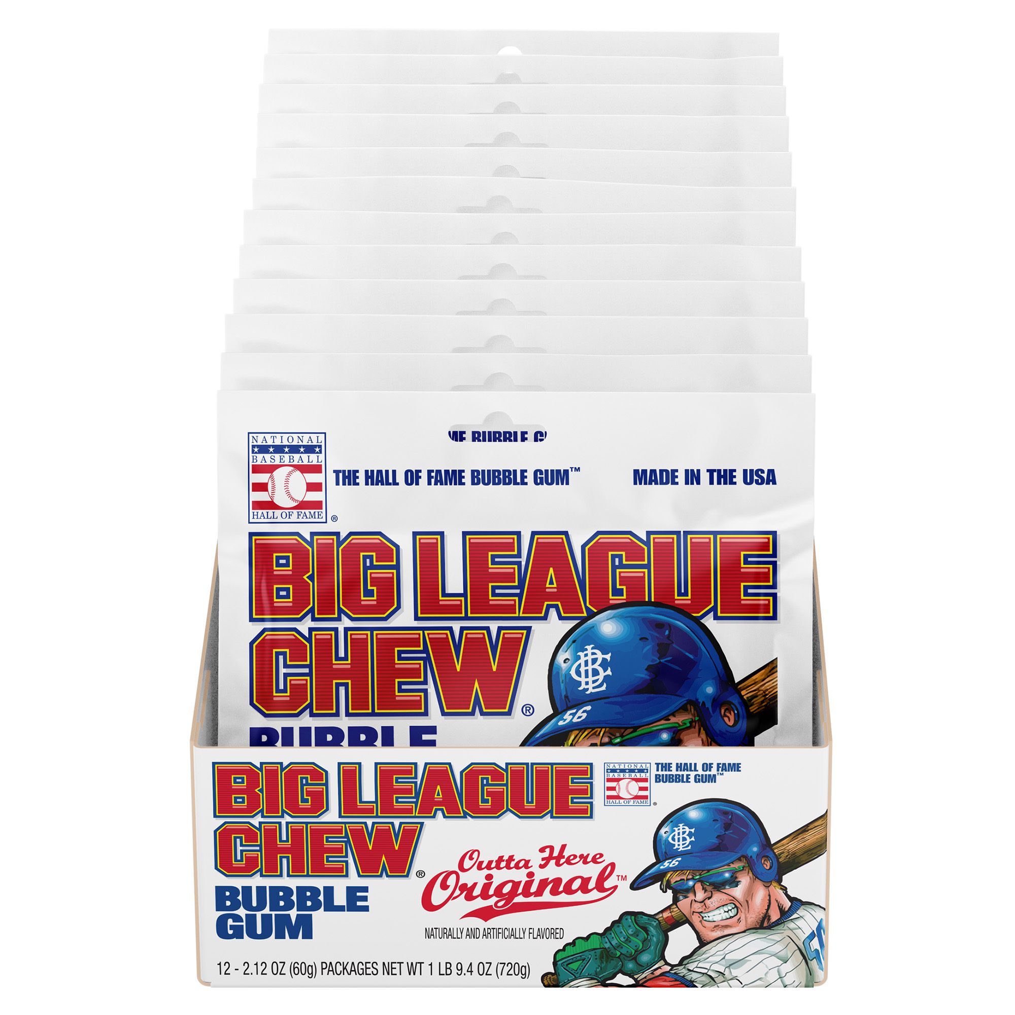 Big League Chew® Original Bubble Gum - 1 Case