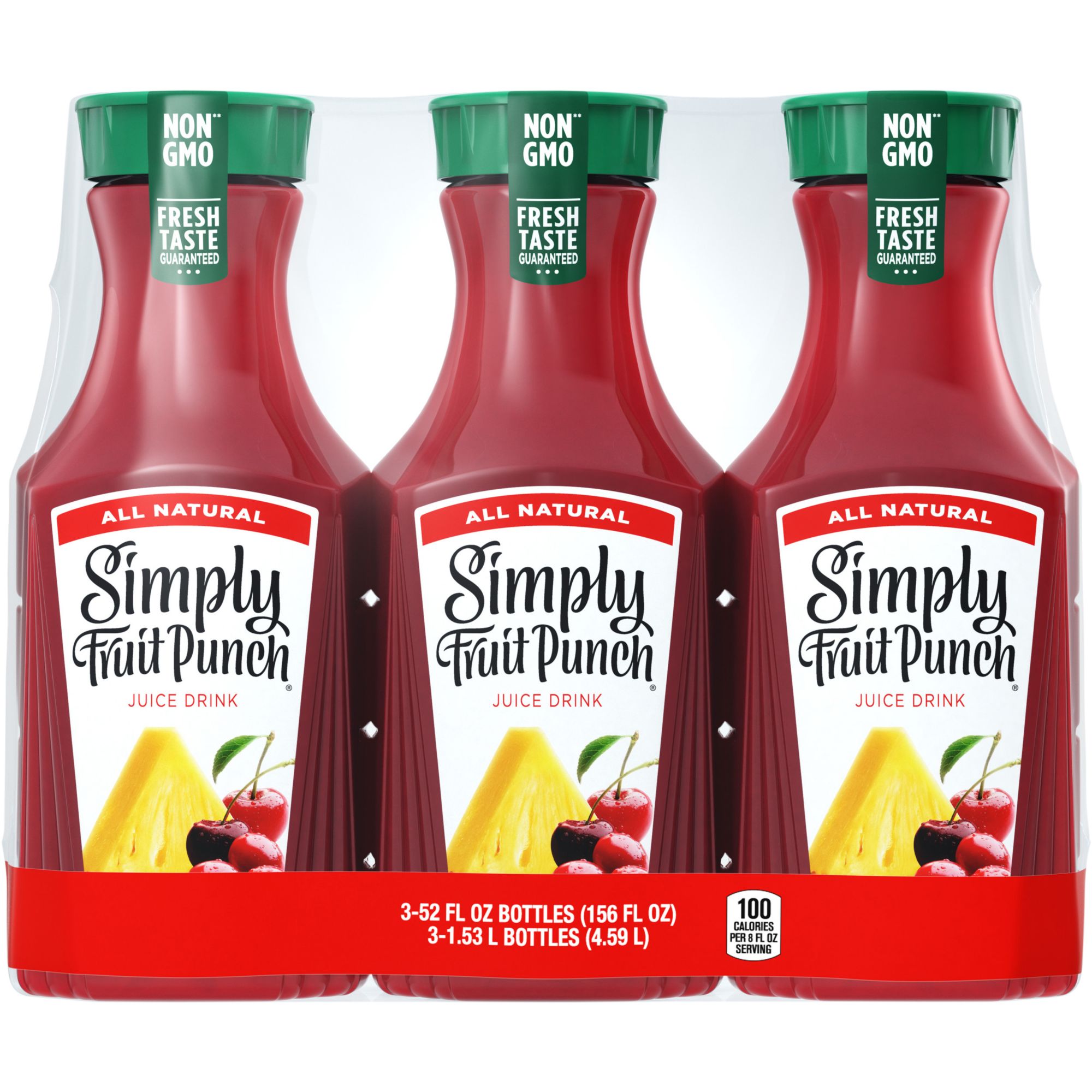 Simply Fruit Punch, 3 pk./52 oz.