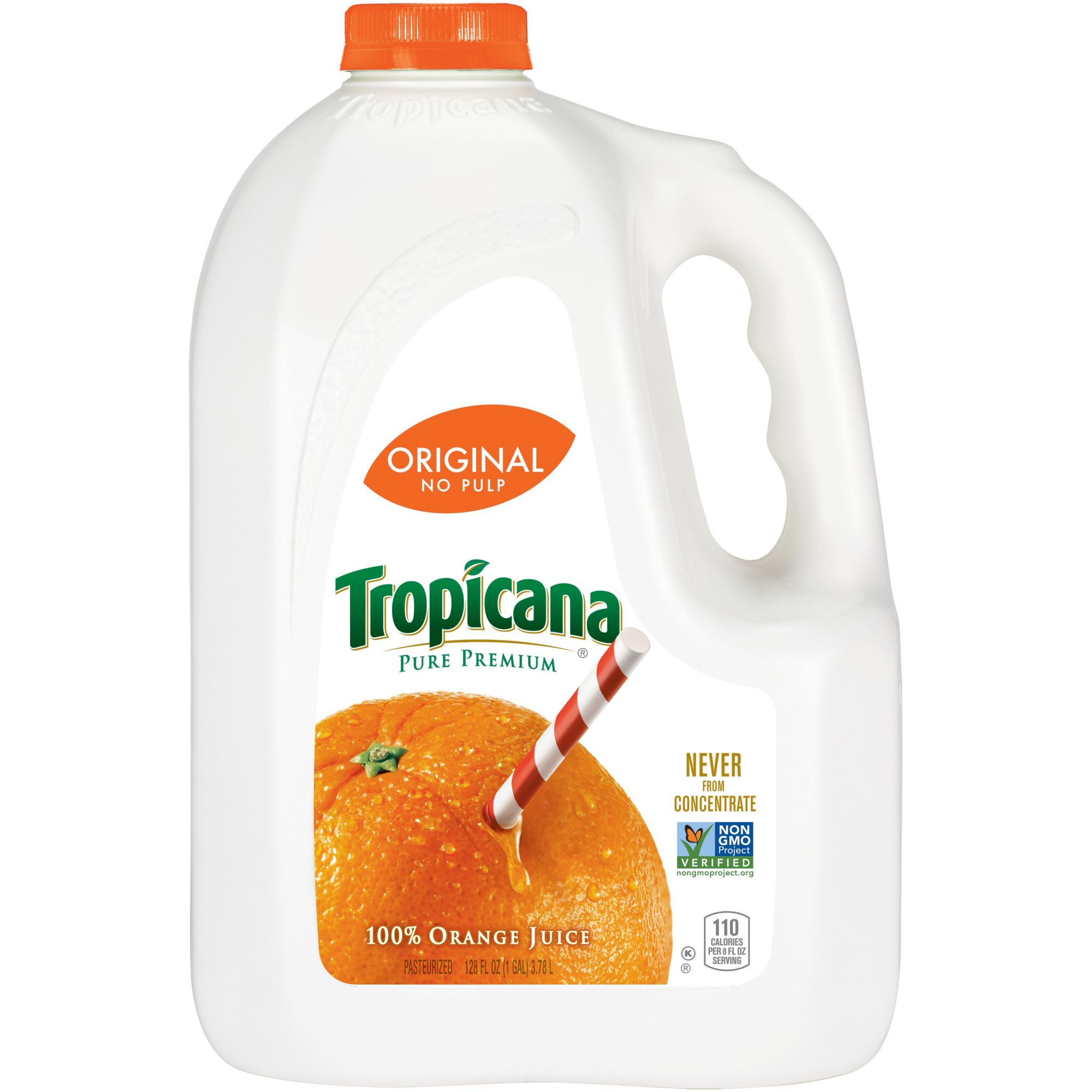 Tropicana Pure Premium Orange Juice, 1 gal.