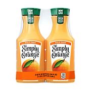 Simply Orange Pulp-Free Orange Juice, 2 pk./52 fl. oz.