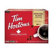 Tim Hortons Original Coffee, 100 ct.