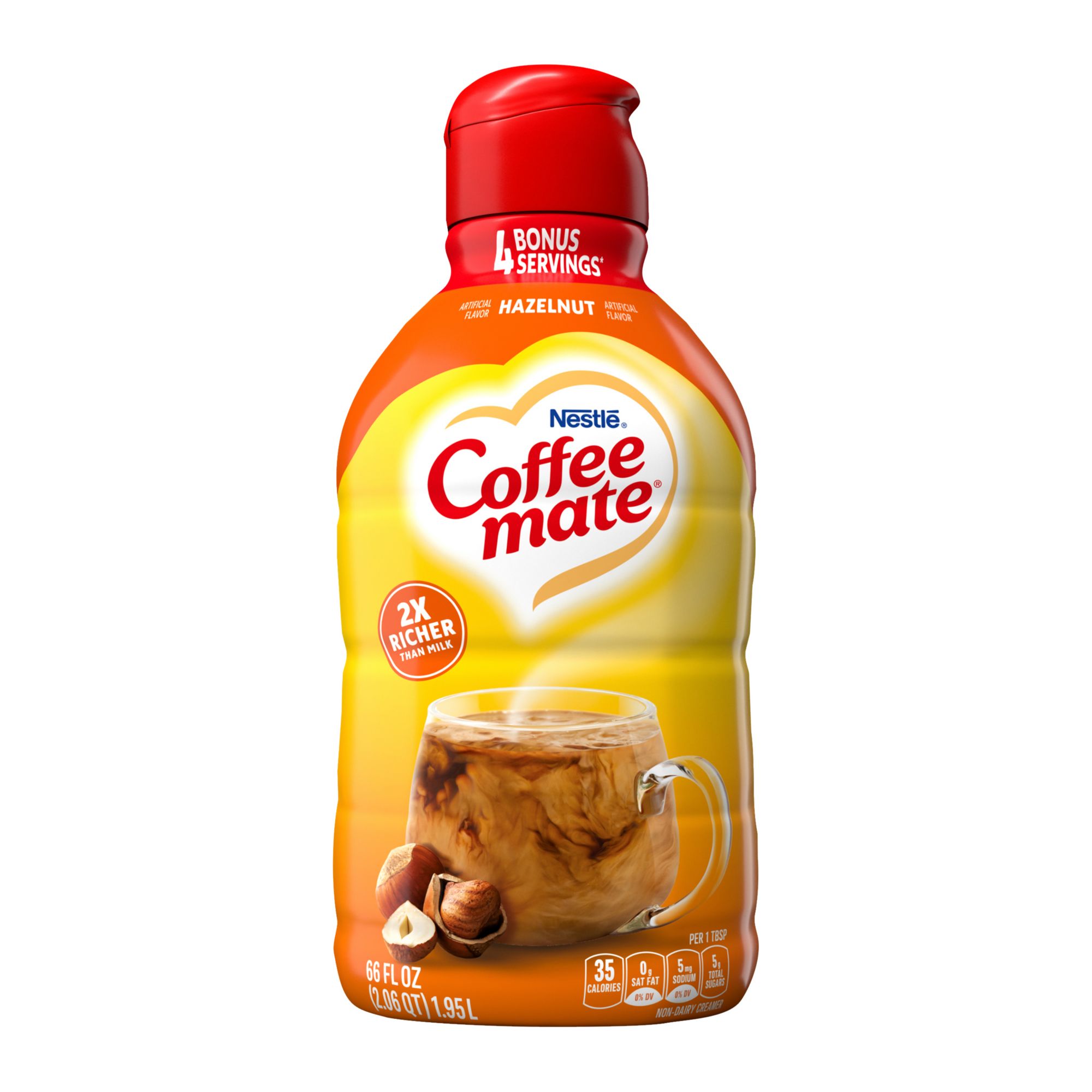 Coffee-Mate Hazelnut Creamer, 66 fl. oz.