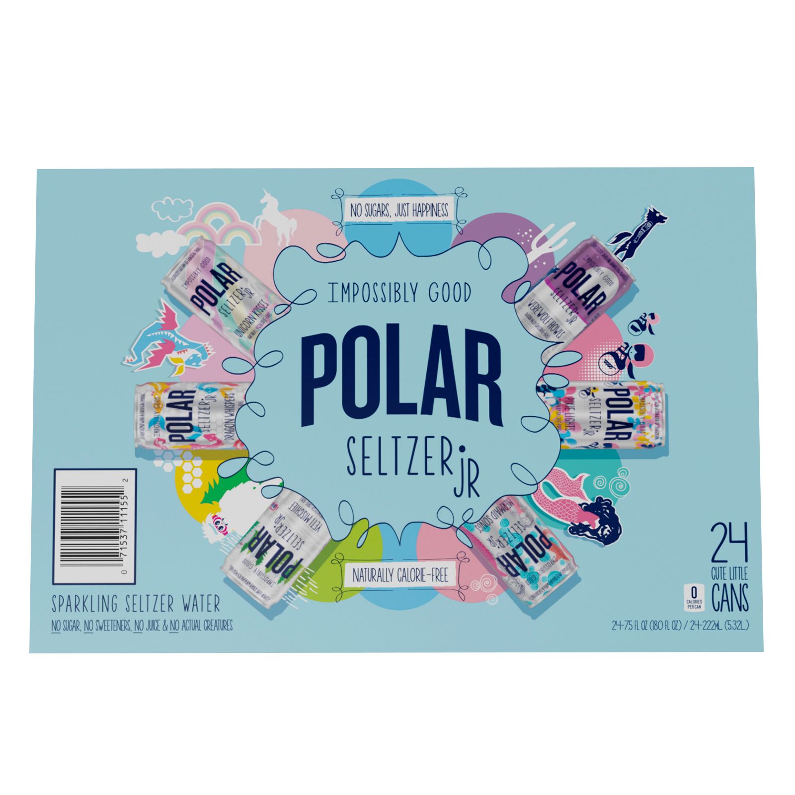 Polar SeltzerJr Variety Pack, 24 pk.