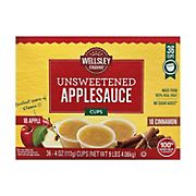 Wellsley Farms Unsweetened Variety Applesauce Cups, 36 ct./4 oz.