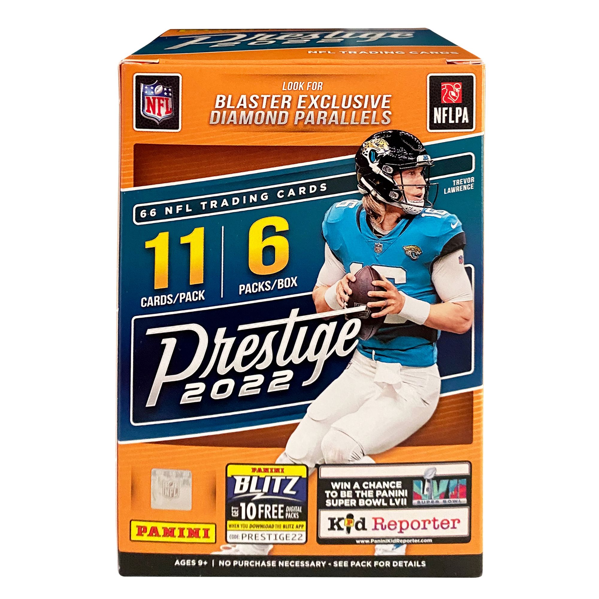 2022 Panini Prestige NFL Football Blaster Box (66 cards/bx) Look for  Blaster Exclusive Diamond Parallel and Rookie Cards and Autos Superior  Sports