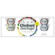 Chobani Zero Sugar Variety Pack, 12 ct./5.3 oz.