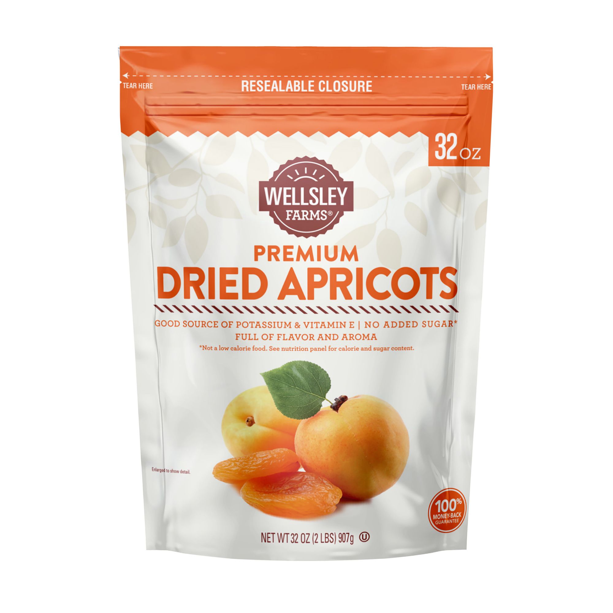 Wellsley Farms Premium Dried Apricots, 32 oz.