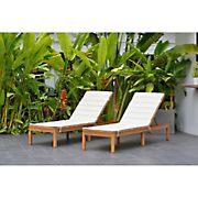 Amazonia 2-Pc. Lounger W Cushions - Brown