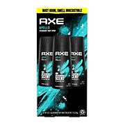 AXE Apollo Dual Action Body Spray Deodorant Sage & Cedarwood, 4 pk./ 4.0 oz.