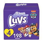 Luvs Diapers - Size 4, 198 ct.