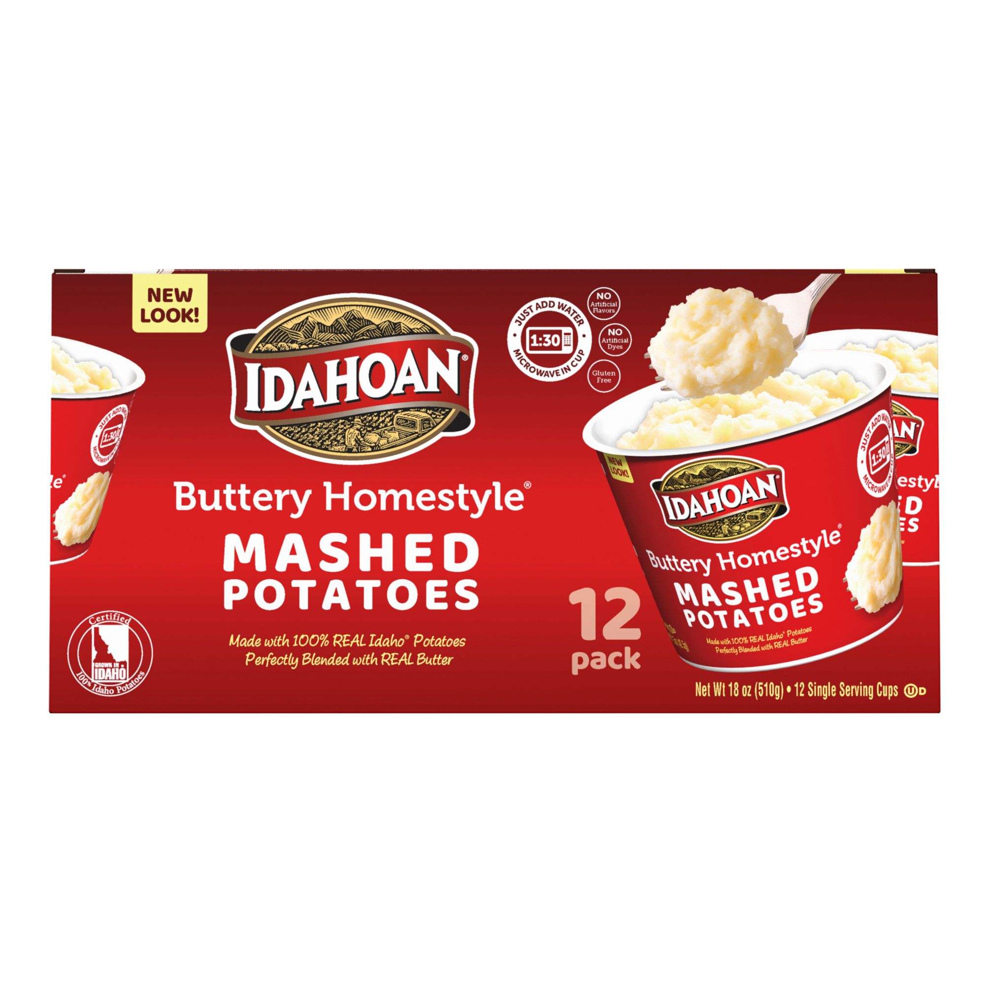 Idahoan single discount serve mashed potatoes