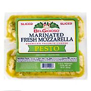 Belgioioso Sliced Pesto Marinated Mozzarella Log, 8 oz./2 pk.
