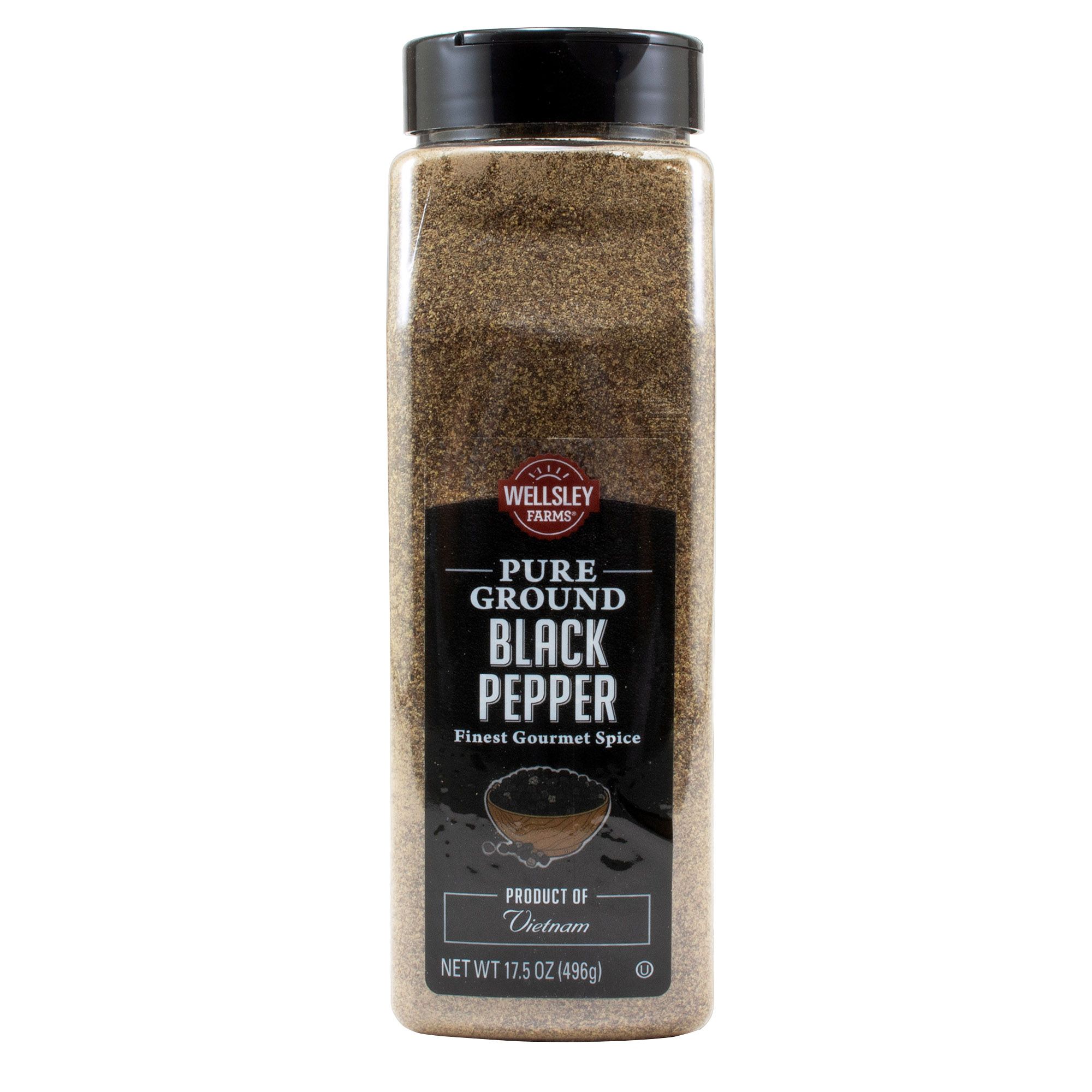 Wellsley Farms Pure Ground Pepper, 17.5 oz.