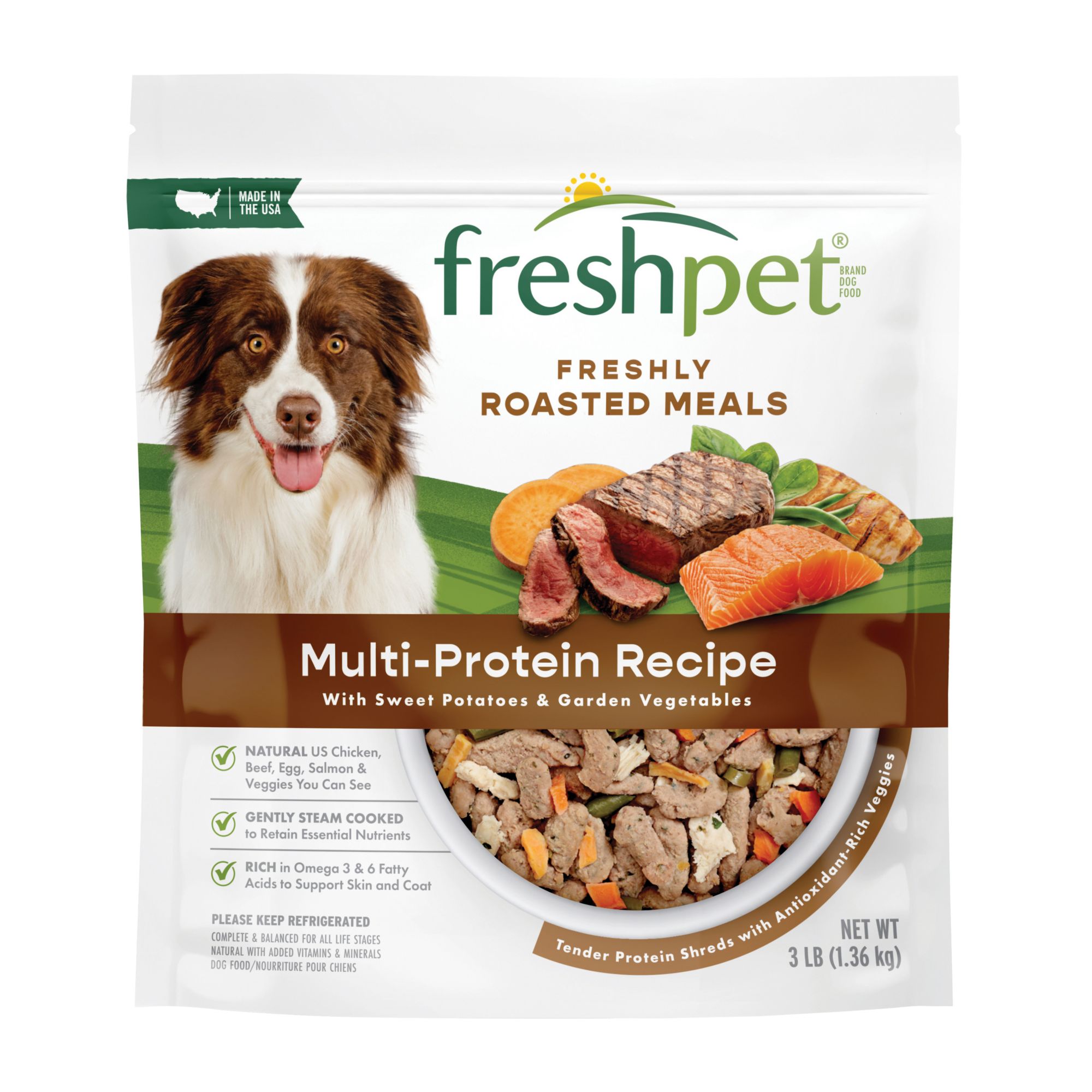 Freshpet Select Multi Protein Complete Meals for Dogs, 3 lbs.