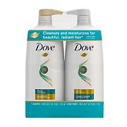 Dove Moisturizing Shampoo and Conditioner with Pump Daily Moisture, 2 ct./40 oz.