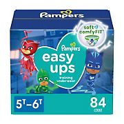 Pampers Easy Ups Training Underwear Boys 5T-6T Size 7, 84 ct.