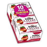 Trident Layers Sugar-Free Wild Strawberry & Tangy Citrus Gum, 10 pk./14 ct.