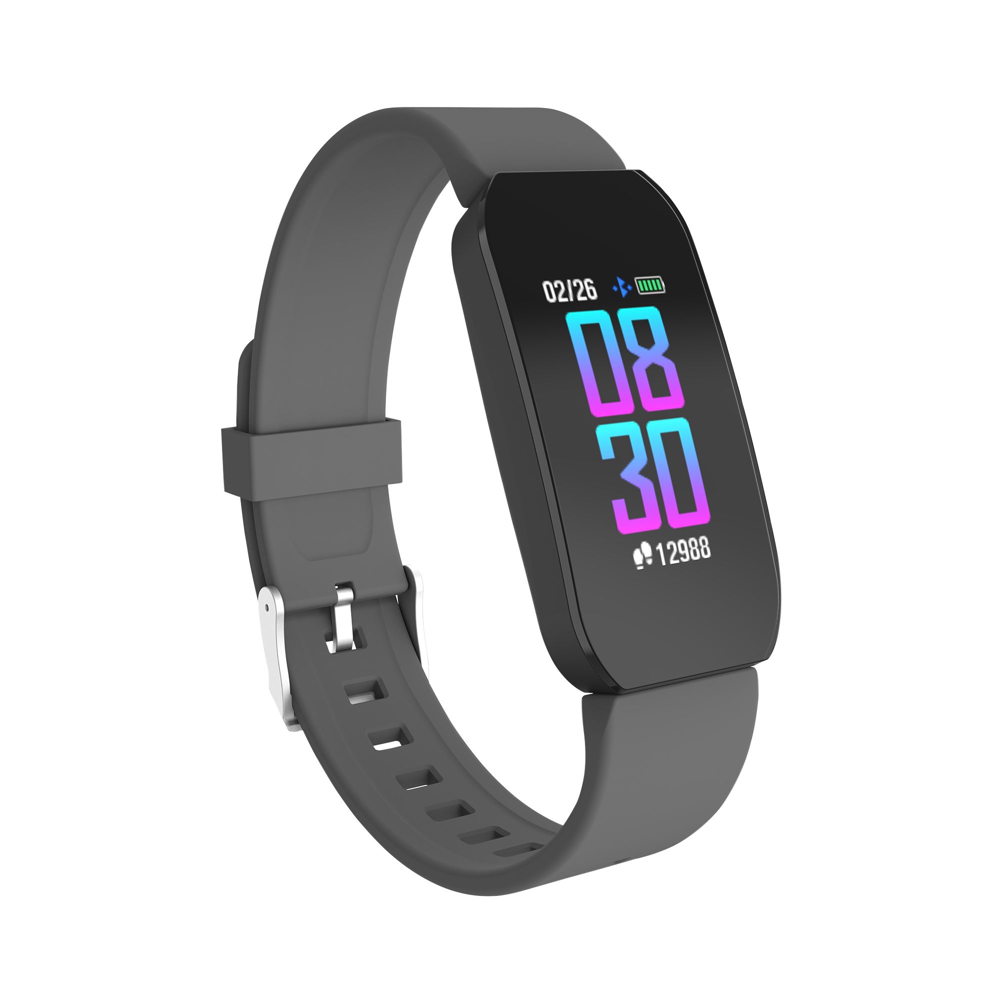 iTouch Active Smartwatch Fitness Tracker, 42mm - Gray Strap