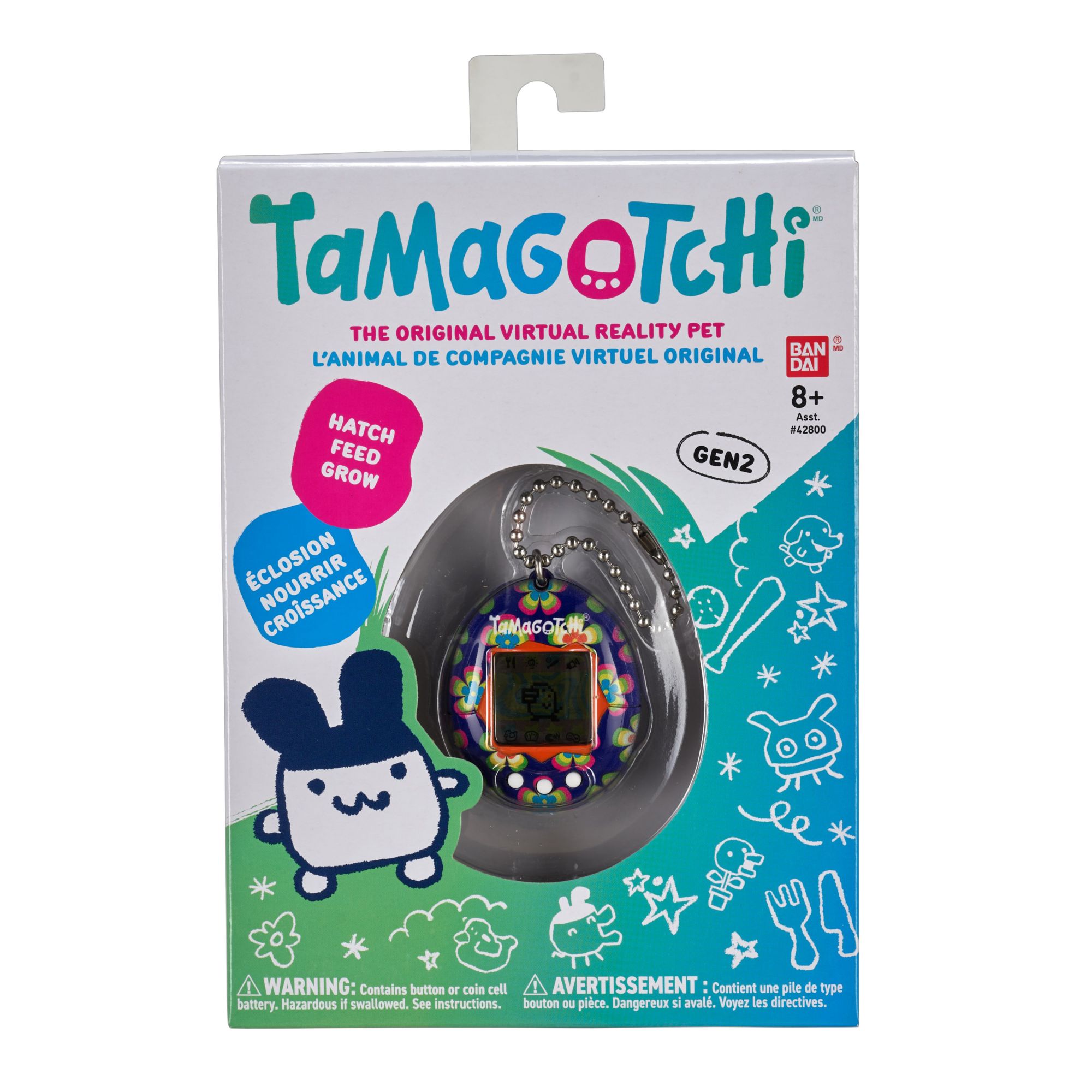 Original Tamagotchi - Retro Flowers