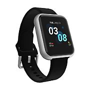 iTouch Air 3 Smartwatch Fitness Tracker, 44mm - Silver Case with Black Strap