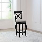 Hillsdale Furniture Ellendale Wood Counter Height Swivel Stool - Black