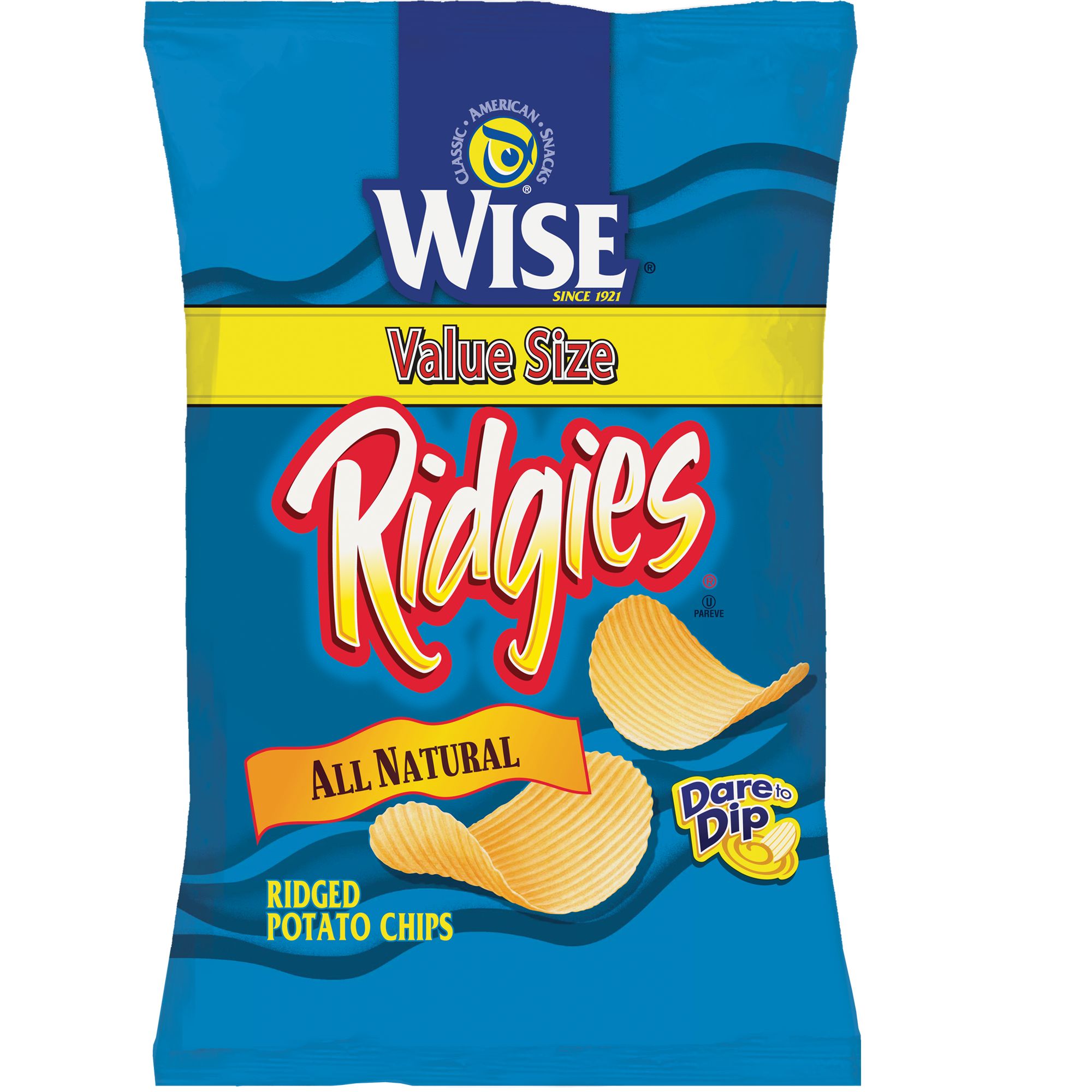 Wise Ridgies Potato Chips, 16 oz.