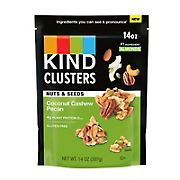 KIND Clusters, Coconut Cashew Pecan, Snack Mix, 14 oz.