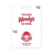 Wendy's $15 Gift Card