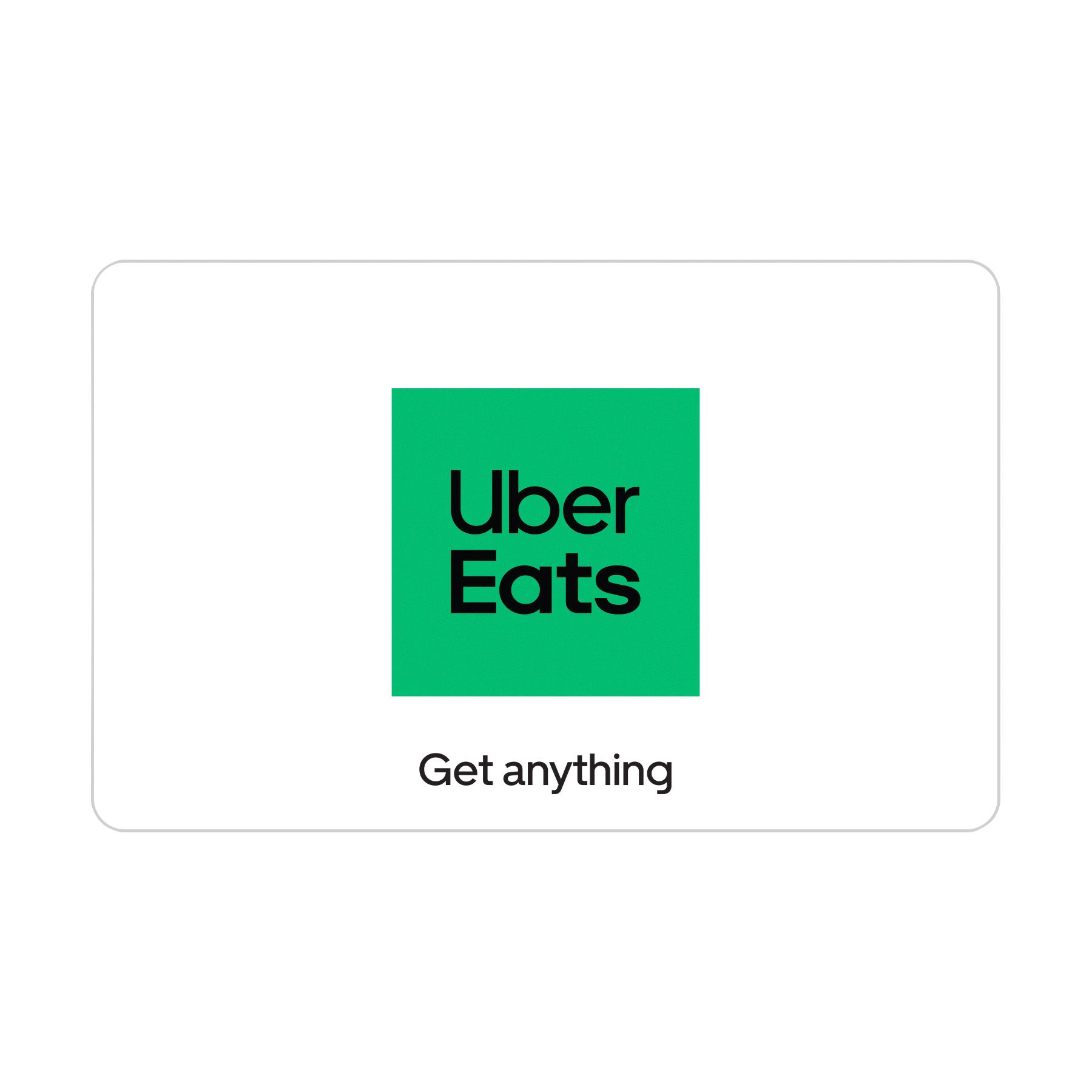 Uber Eats $50 Gift Card