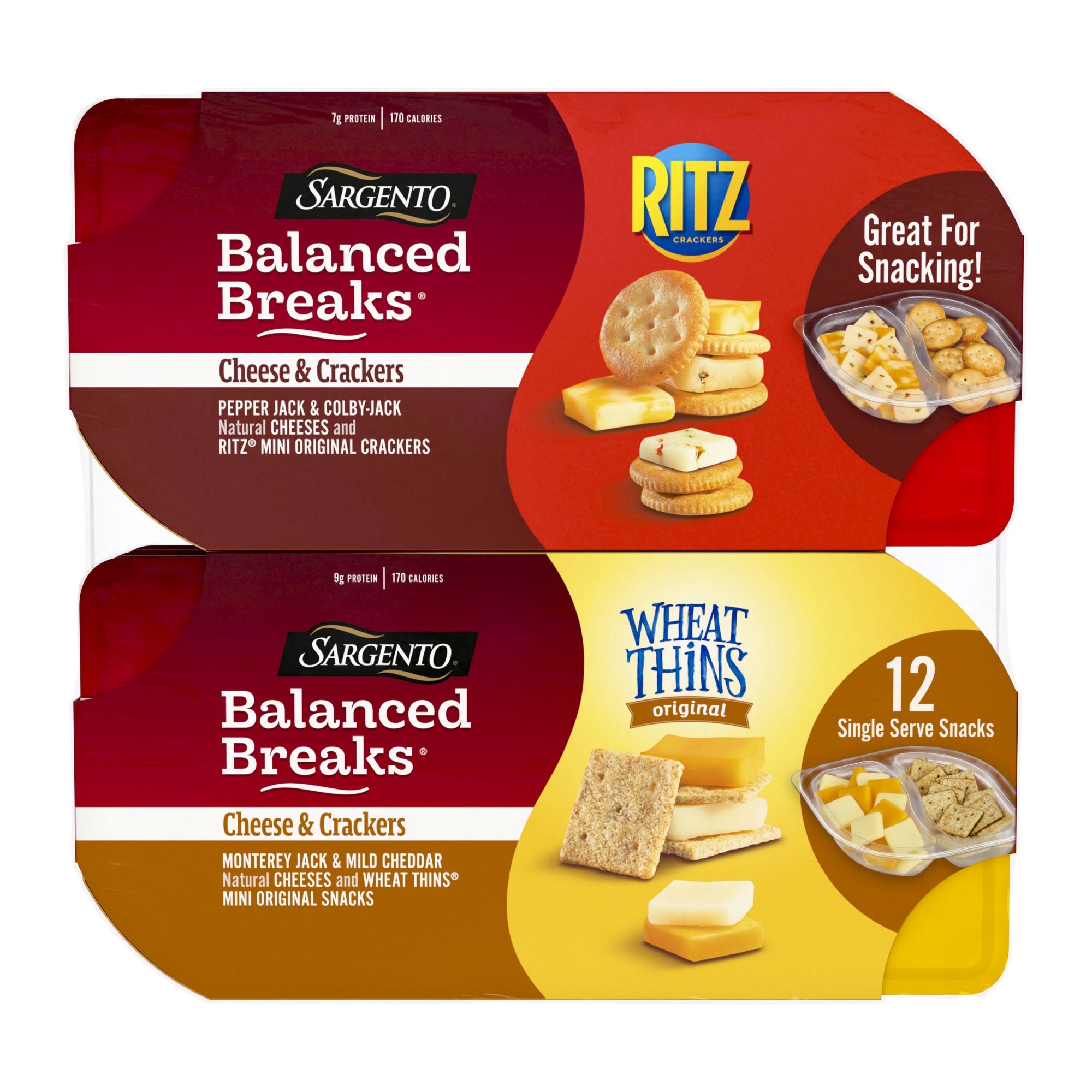 Sargento Balanced Breaks Cheese and Crackers, 12 pk.