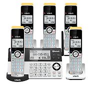 Vtech 5-Handset Cordless Phone with Super Long Range, Bluetooth Connect to Cell, Smart Call Blocker and Answering System