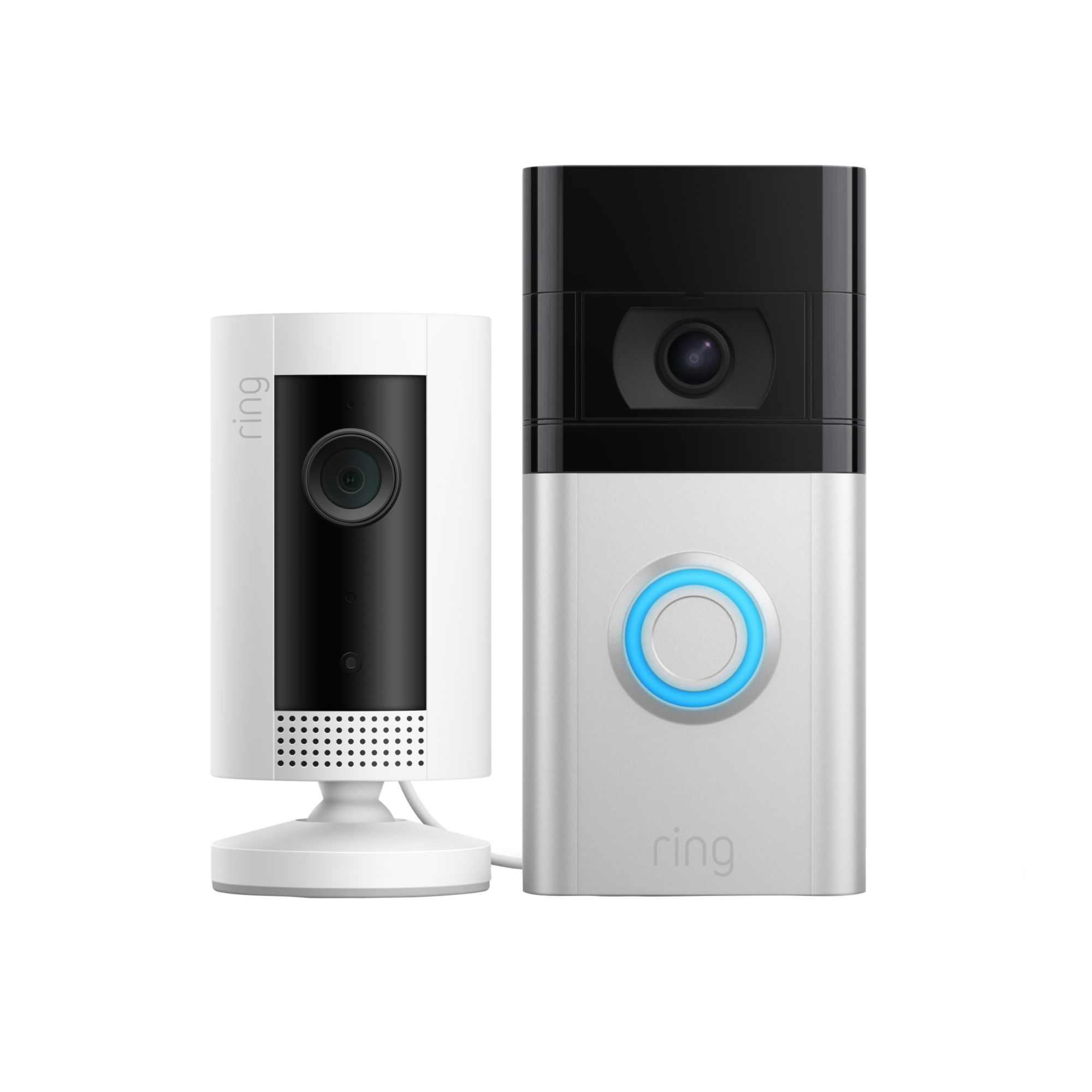 Ring Video Doorbell 3 with Indoor Camera Bundle