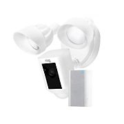 Ring 1080p HD Wired Plus Floodlight Cam with Chime Pro Bundle