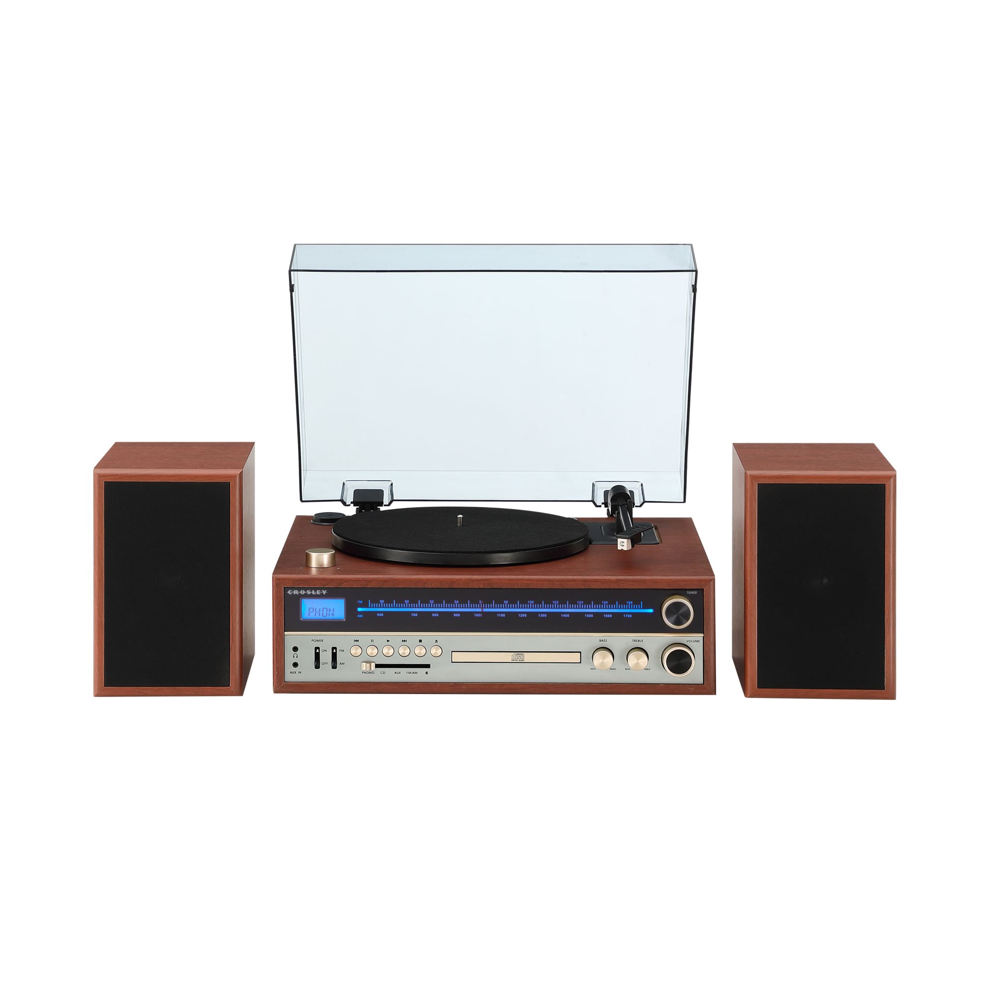 Crosley Radio 1975T Shelf System - Walnut