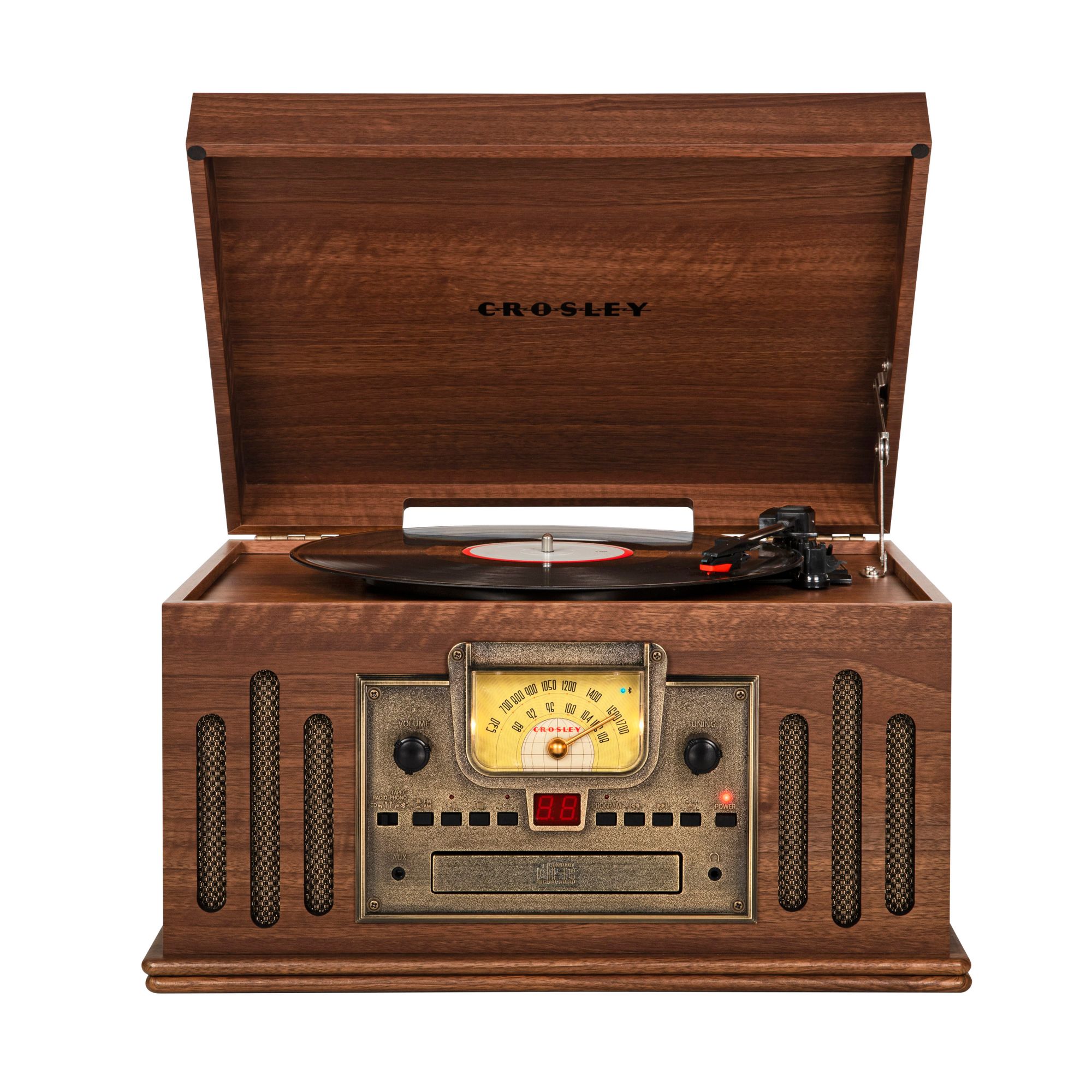 Crosley Radio Musician Entertainment Center - Walnut