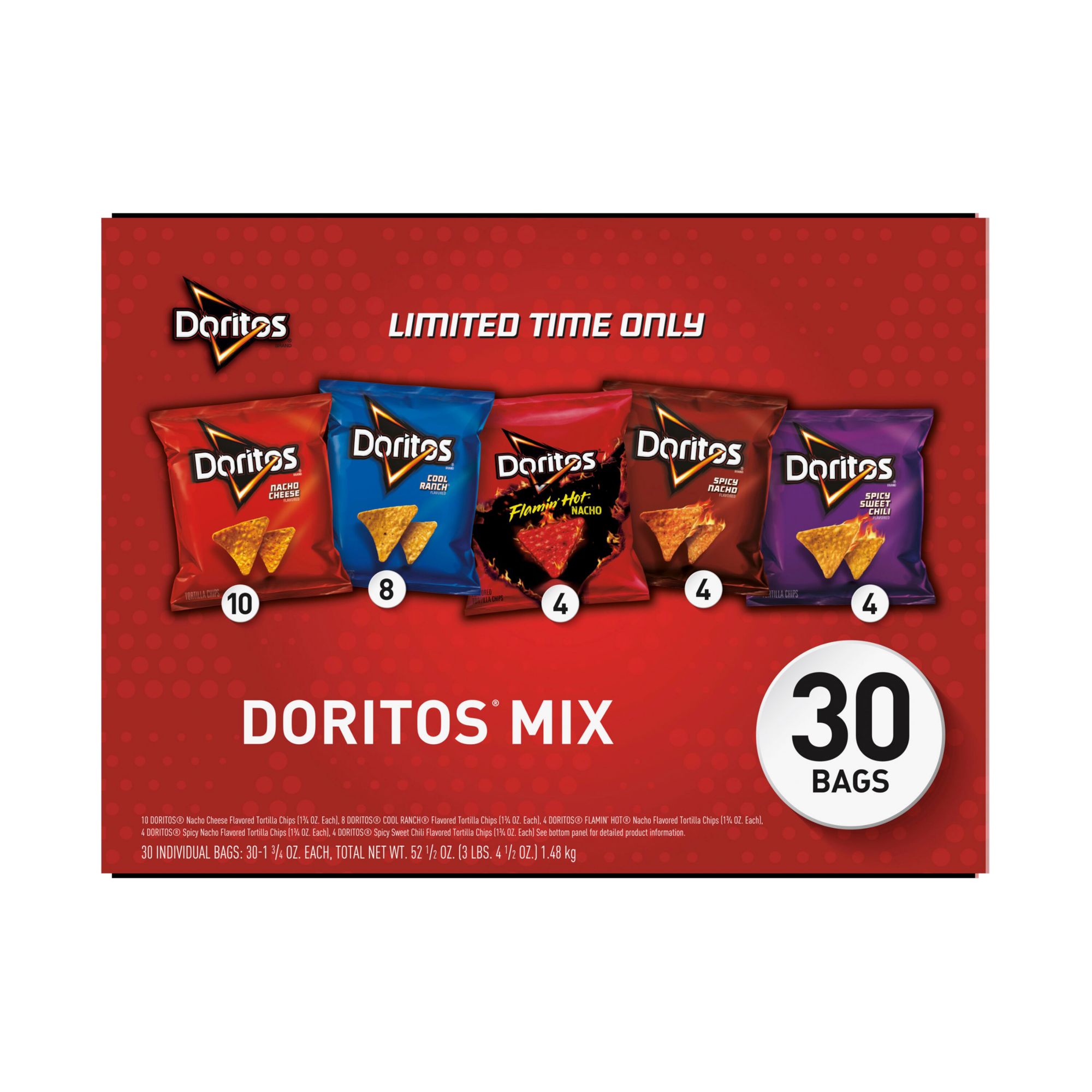 Doritos Flavored Tortilla Chips, Cool Ranch, 1 Ounce (Pack of 40)