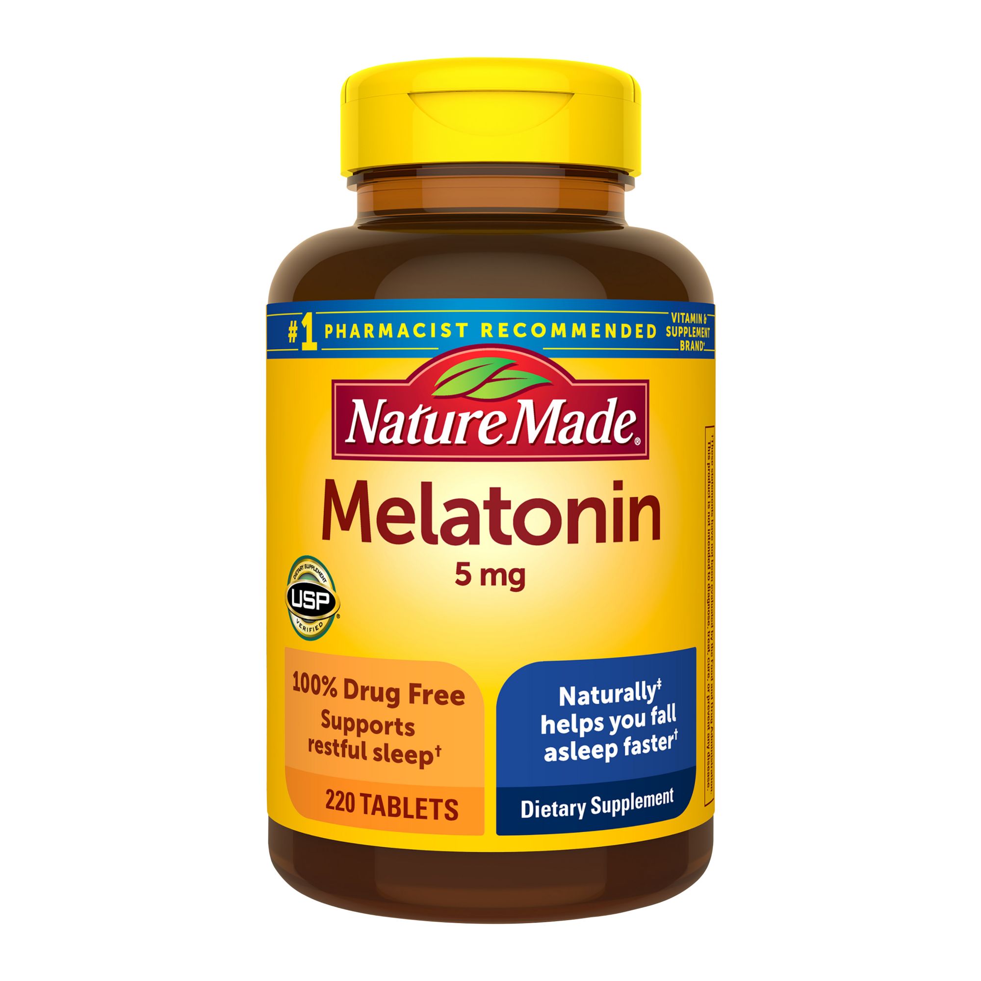 Nature Made Melatonin 5mg Tablets, 220 ct.
