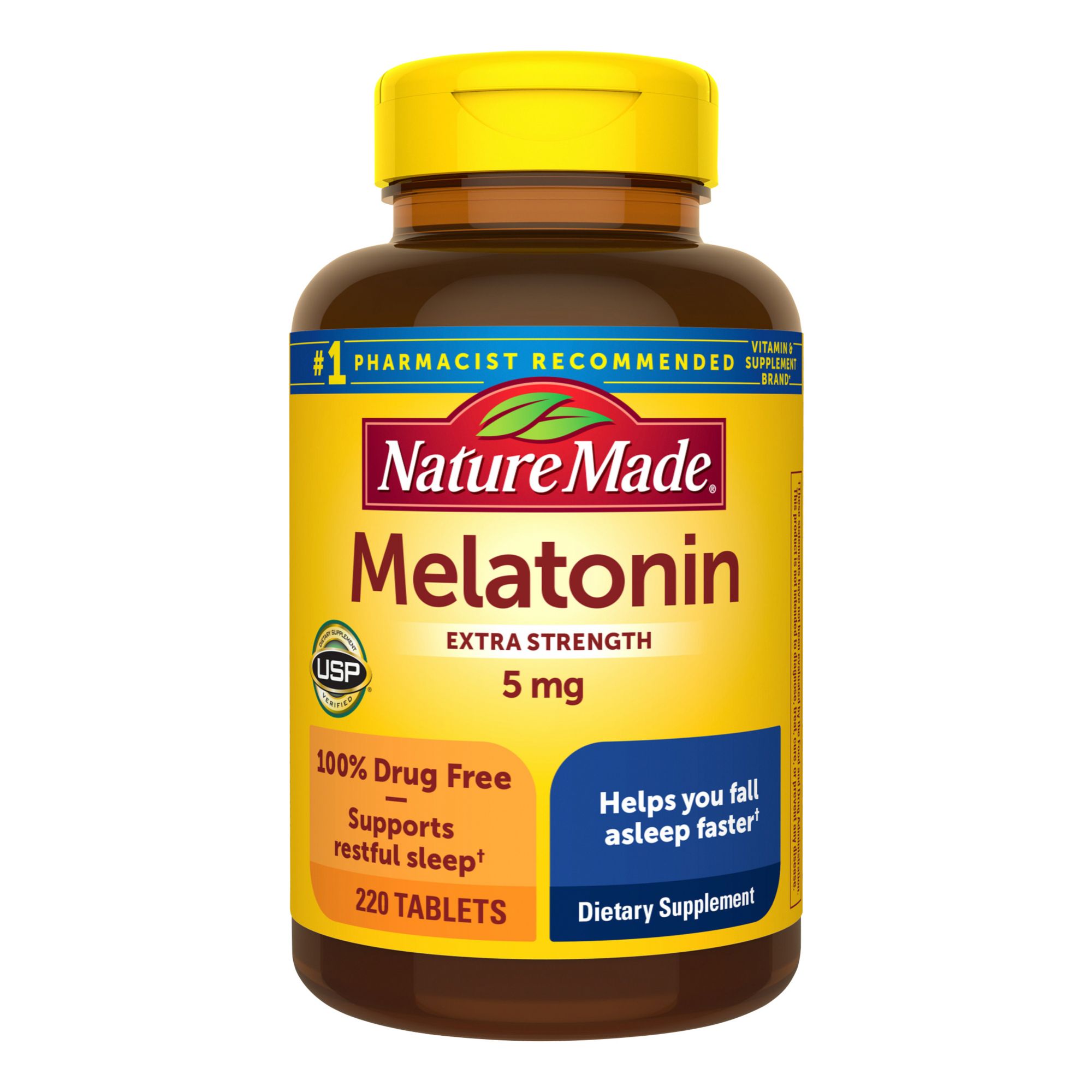 Nature Made Melatonin 5mg Tablets, 220 ct.