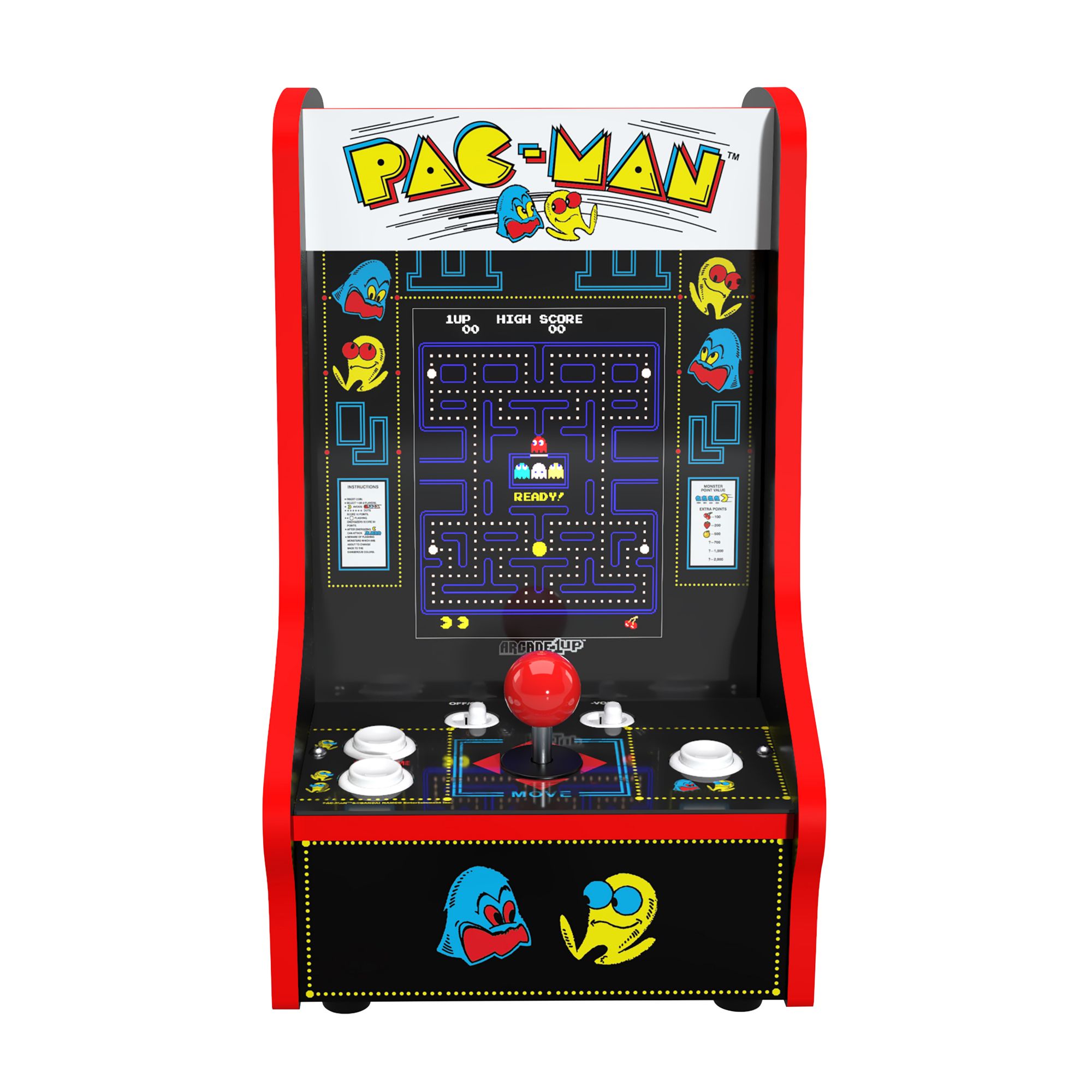 Arcade1up Class of 1981 Ms. Pac-Man/Galaga 5-Game Countercade