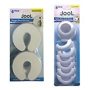 Jool Baby Products, Safety Bundle: Door Knob Covers 4 pk. + Door Pinch Guards 6 pk.