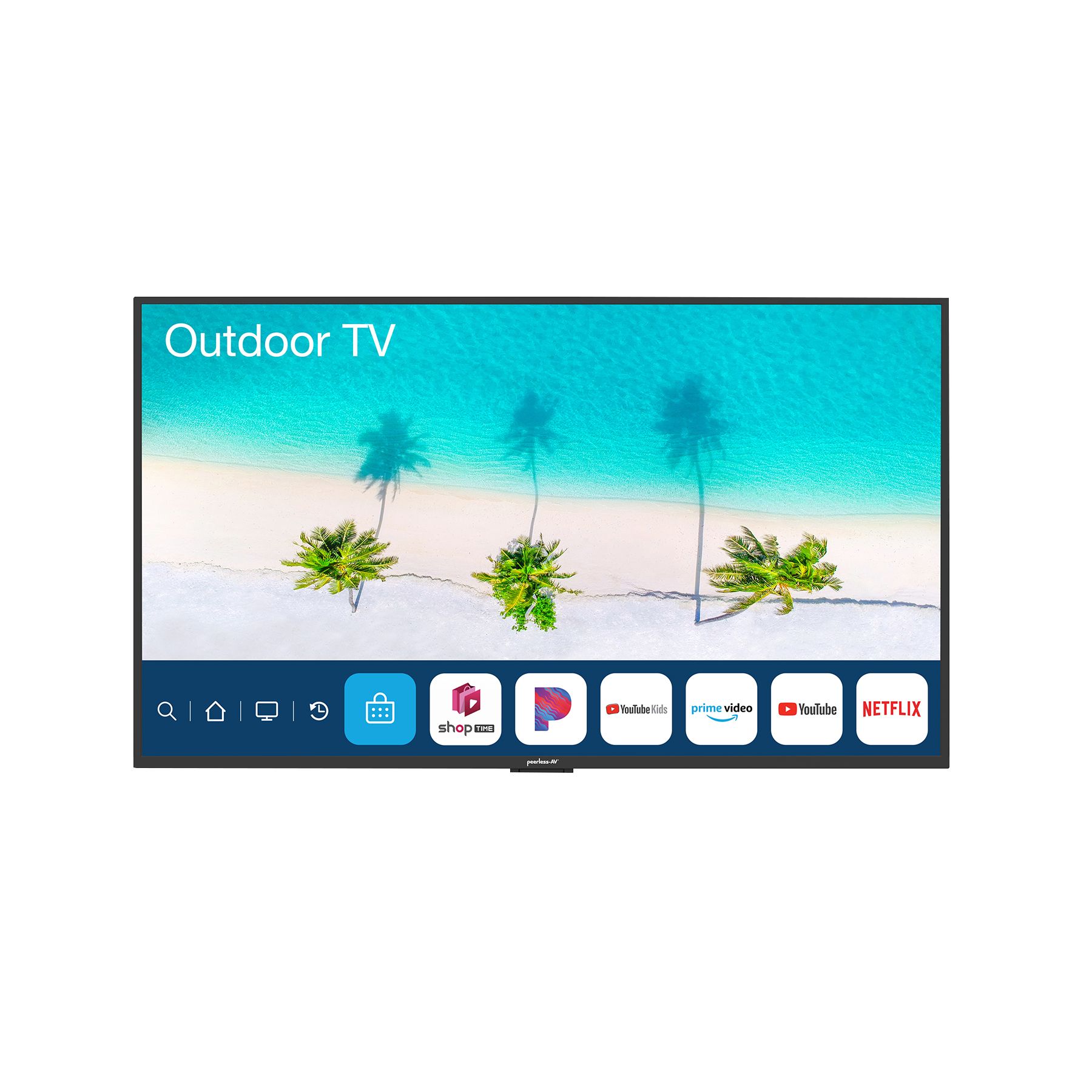 Peerless-AV 65&quot; Neptune Partial Sun 4K HDR Outdoor Smart TV with Tilt Mount and 5-Year Coverage