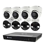 Swann 16-Channel 4-Dome PoE Cameras 4K Security System with 2TB HDD NVR