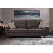 Abbyson Pacey Stain-Resistant Fabric Sofa - Gray