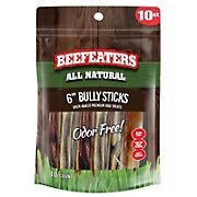 Beefeaters No Odor Natural Bully Sticks 6&quot;, 10 ct.