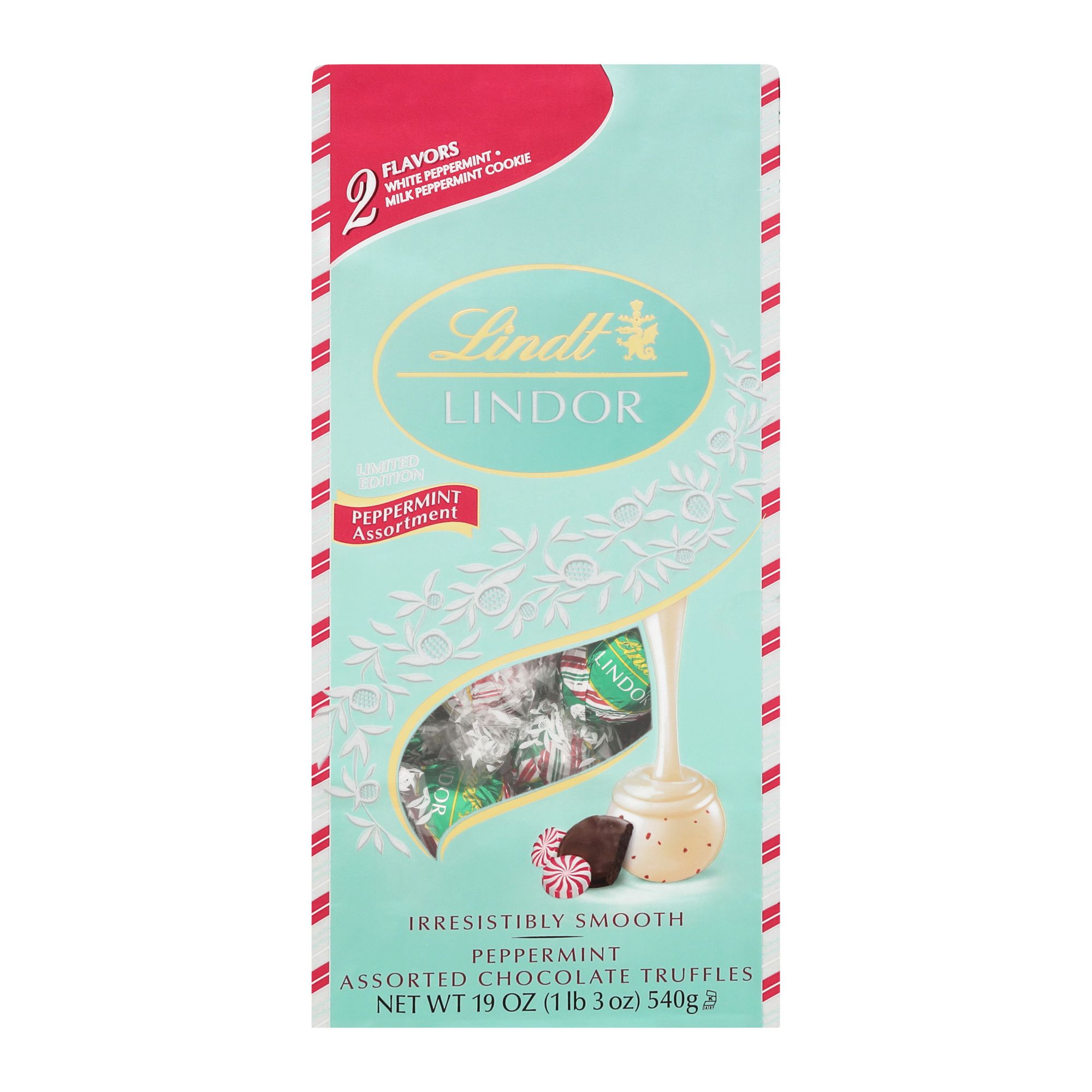 Lindor Holiday Peppermint Duo Bag, 19 oz.