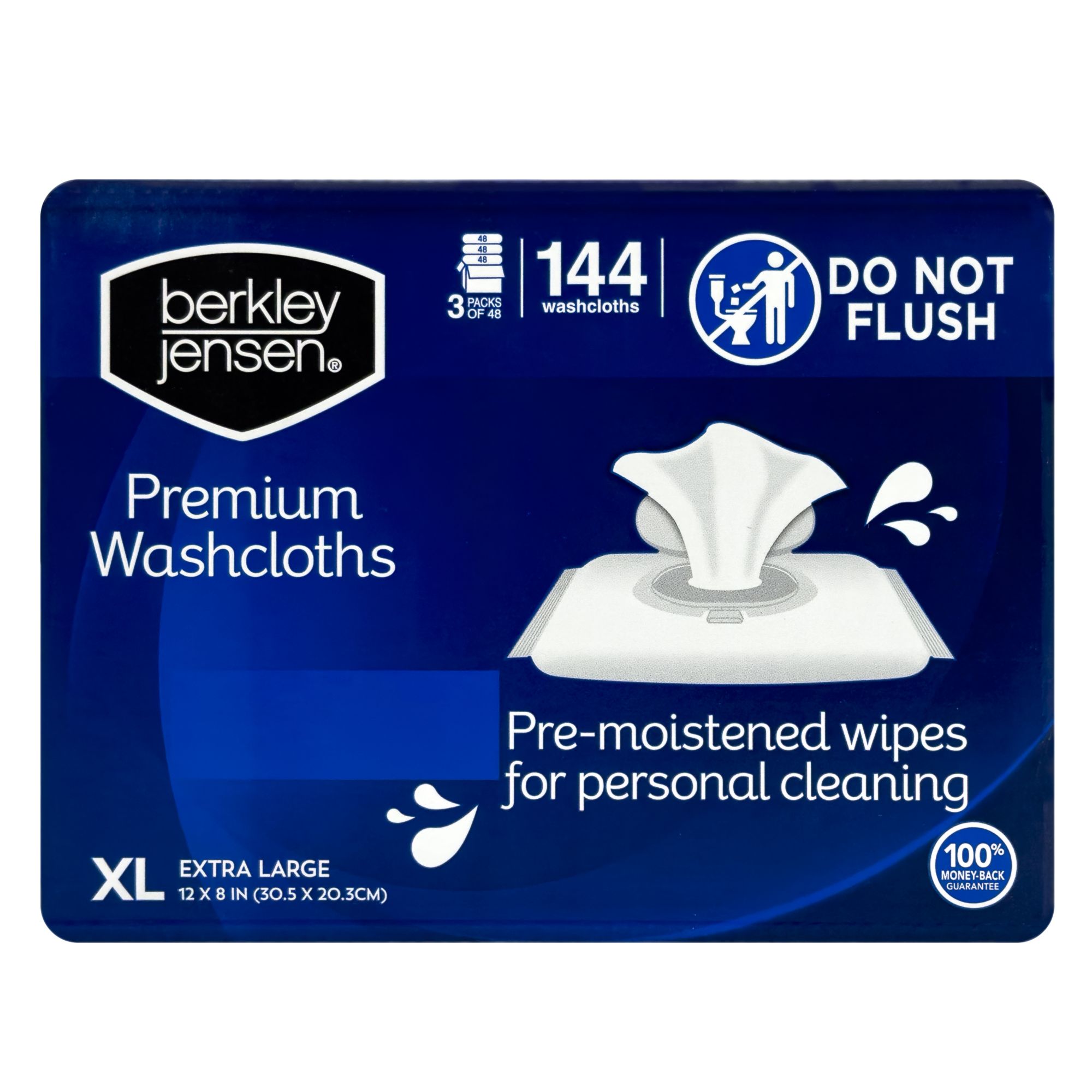 Berkley Jensen Premium Washcloths, 144 ct.