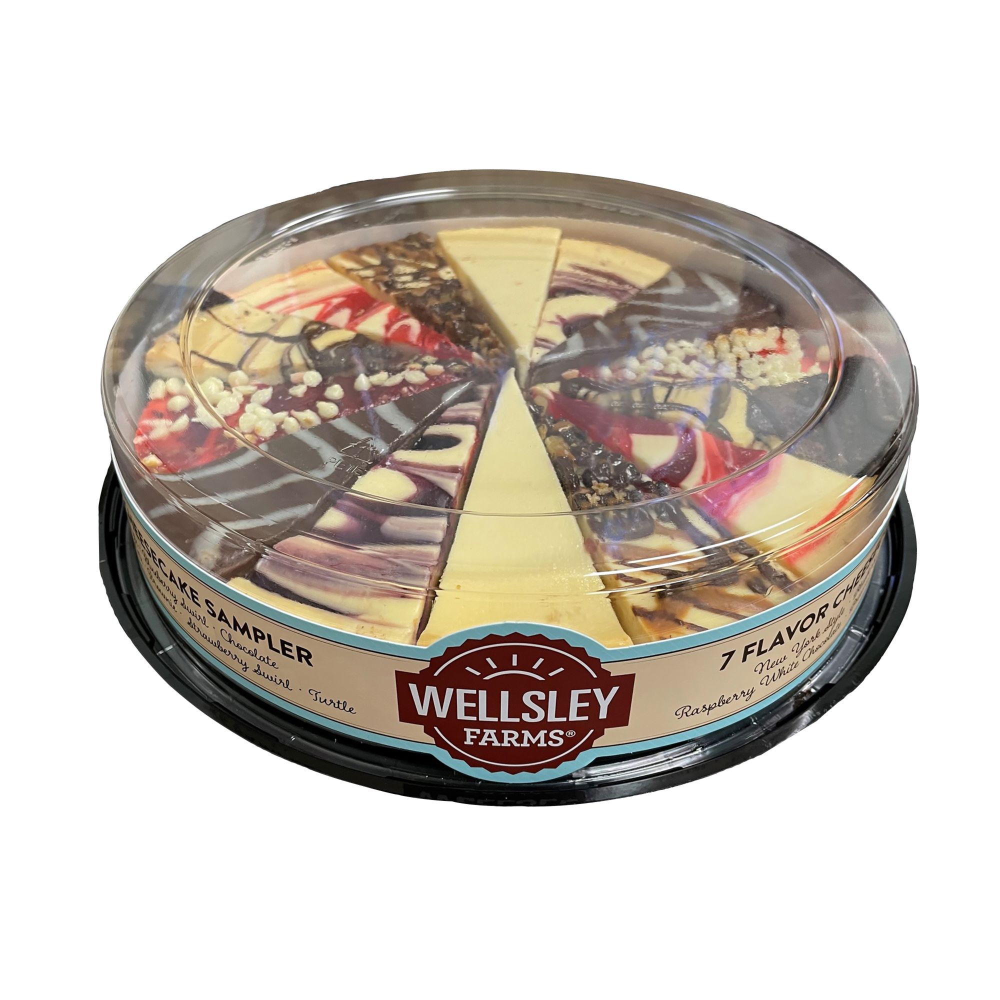 Wellsley Farms Seven Flavor Cheesecake Platter, 54 oz.