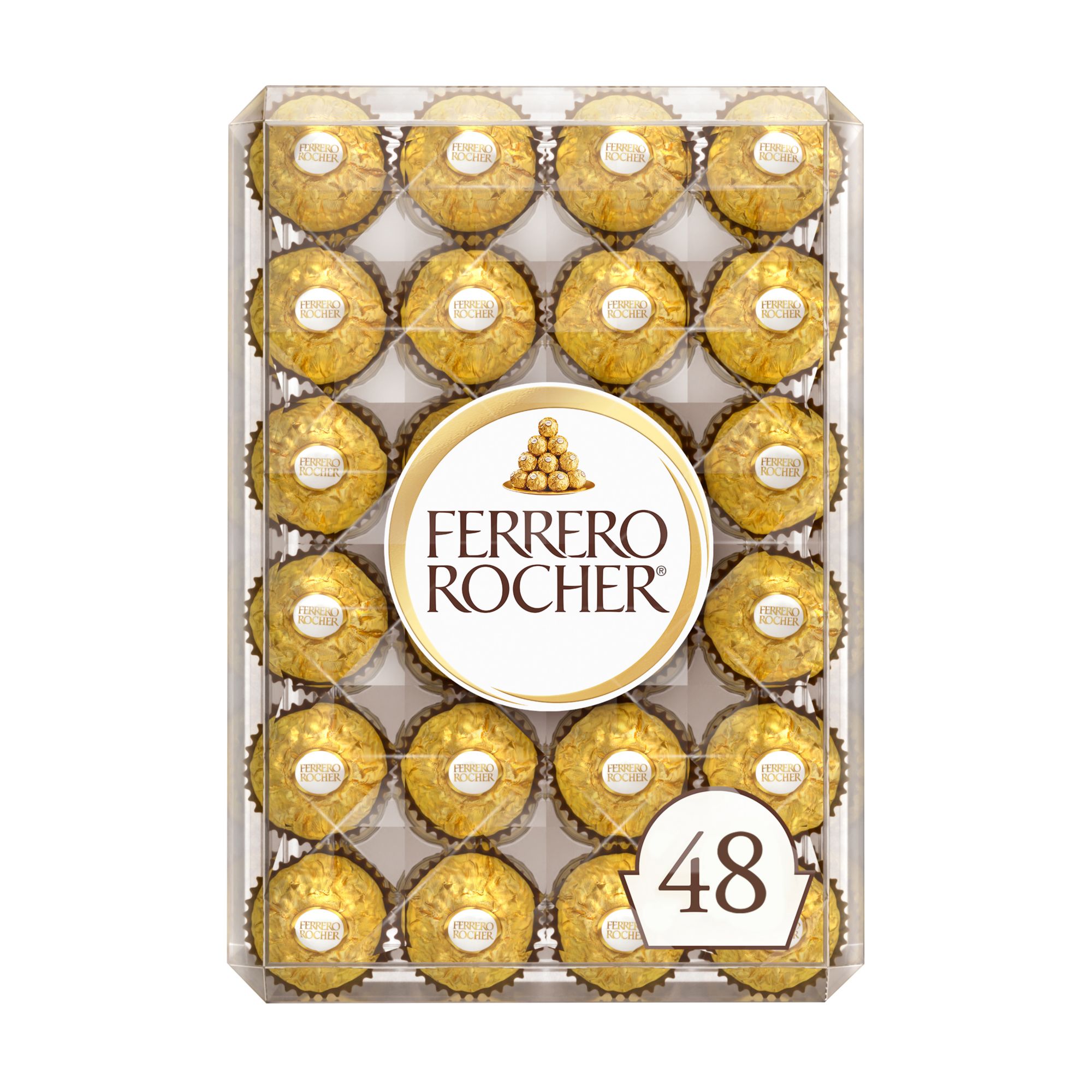 Ferrero Rocher Hazelnut Chocolates, 48 ct.