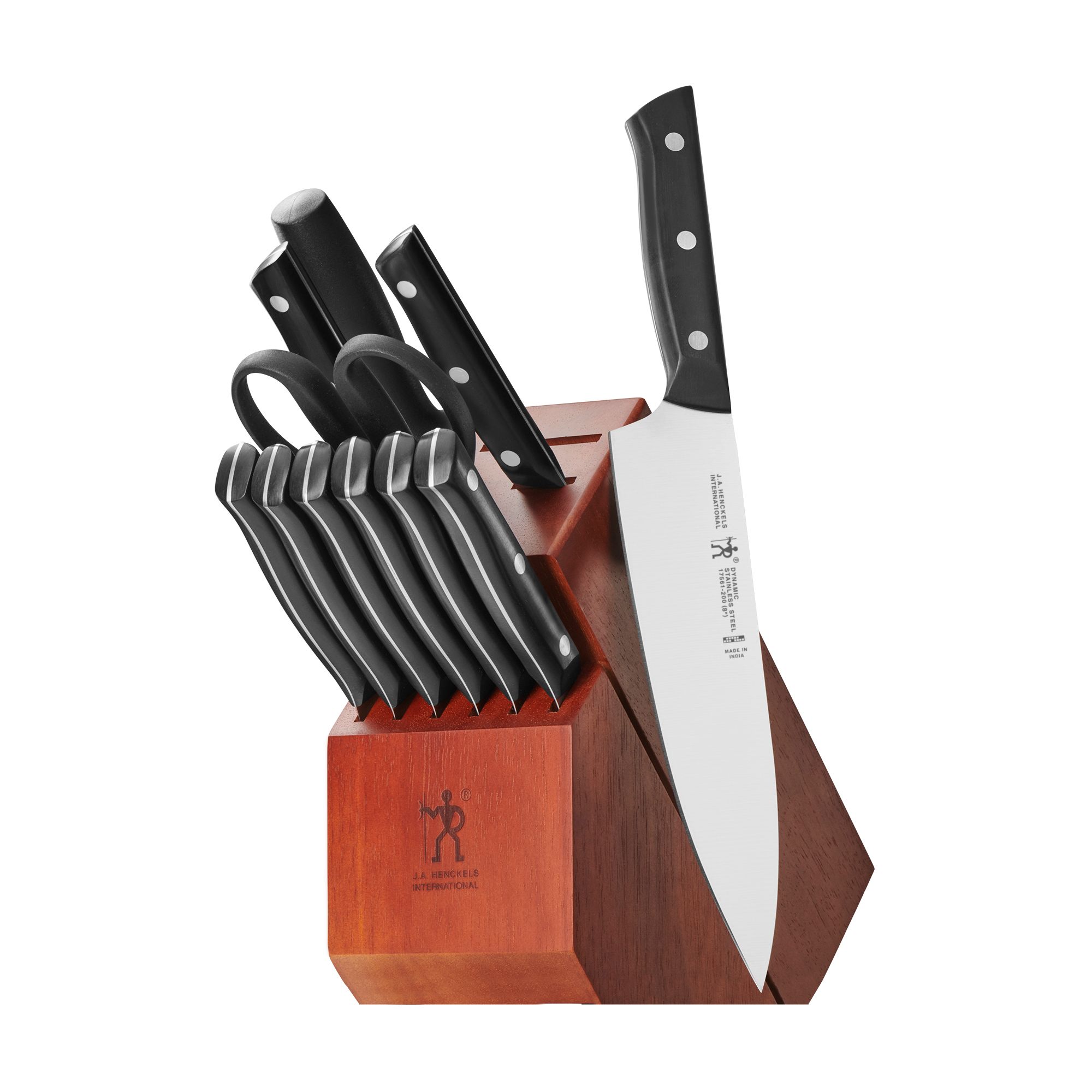 ZWILLING J.A. Henckels Dynamic 12 pc. Knife Block Set - Brown